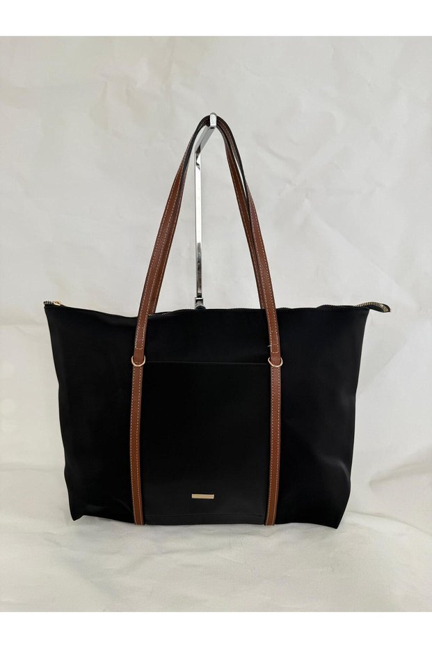 Large Women's Shoulder Bag Stylish and Spacious Everyday Bag with Buckle Leather Strap Laptop Bag