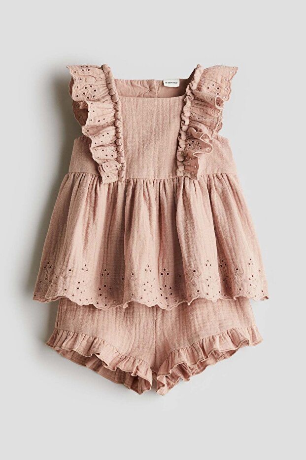 2-piece cotton muslin set