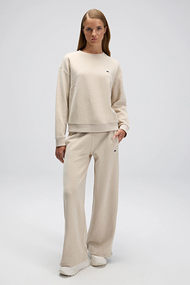 Pamuklu Relaxed Fit Normal Bel Bol Paça Eşofman Altı EŞOFMAN ALTI EF543 - 3