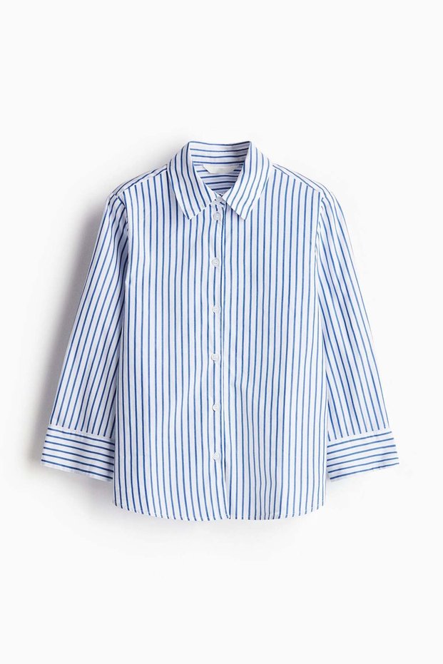 Cotton poplin shirt