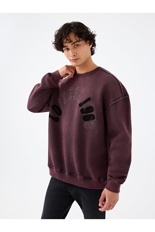 Oversize Fit Erkek Sweatshirt - 1