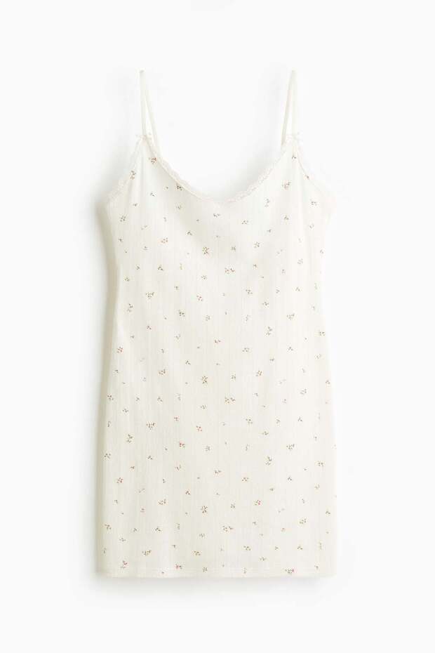 Pointelle nightslip