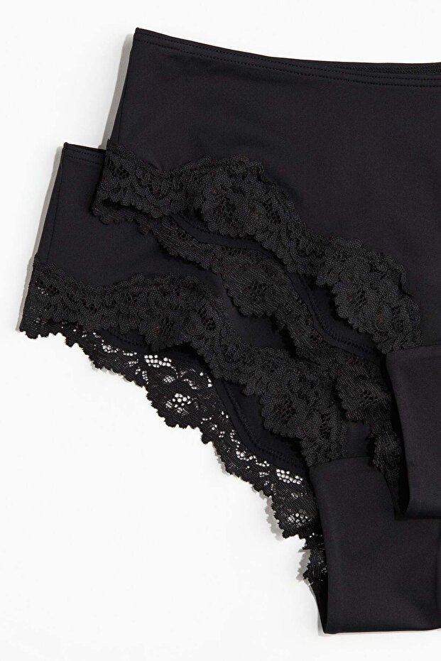 قطعتان من الملابس الداخلية النسائية المصنوعة من الألياف الدقيقة - 6