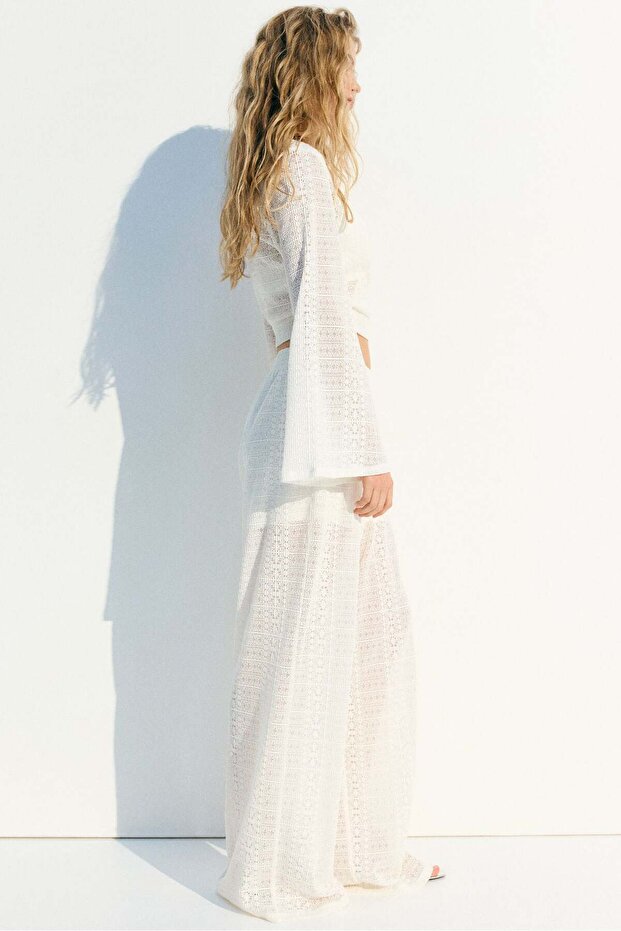 بلوزة ملفوفة مقصوصة - 4