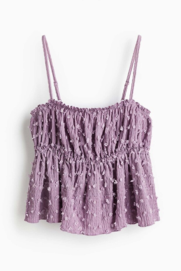 Textured jersey top - 6