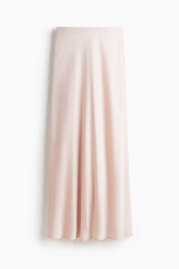 Satin slip skirt