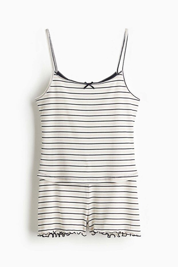 طقم جيرسي مضلع مكون من قطعتين - 1