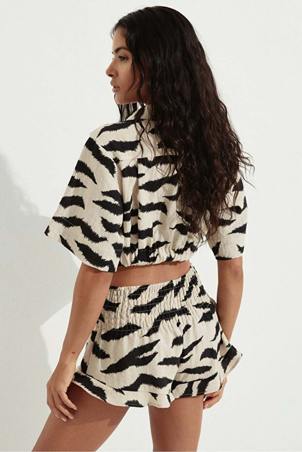 شورت سهل الارتداء مزخرف - 5