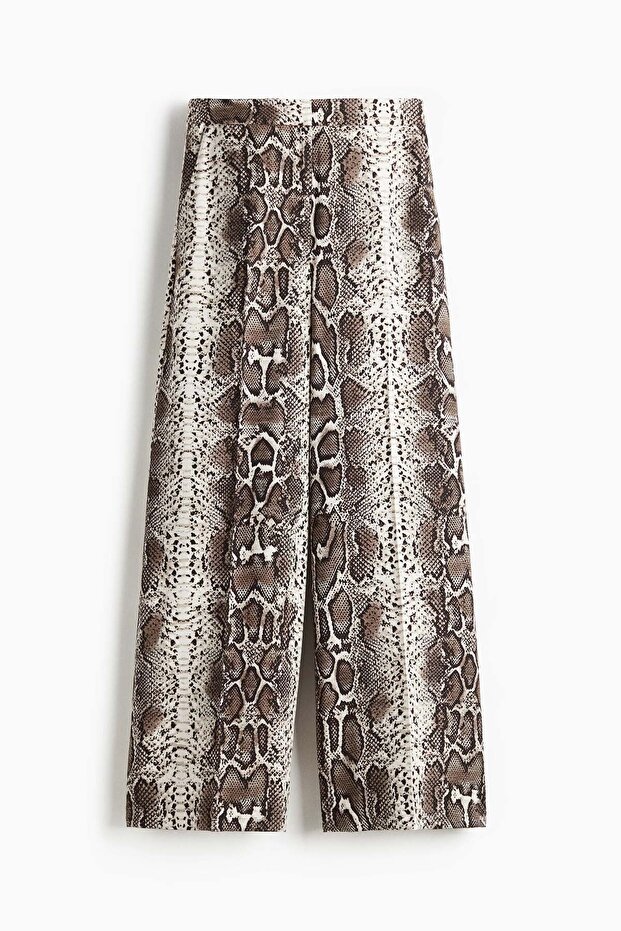 Wide tailored trousers
