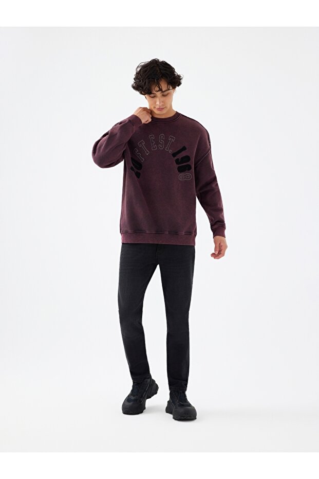 Oversize Fit Erkek Sweatshirt - 2