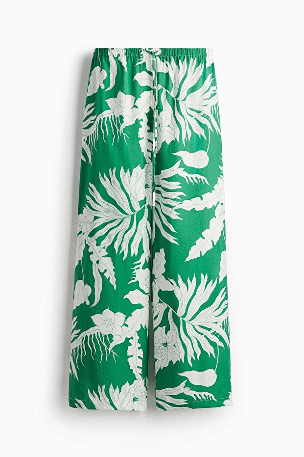 Loose-fit drawstring trousers