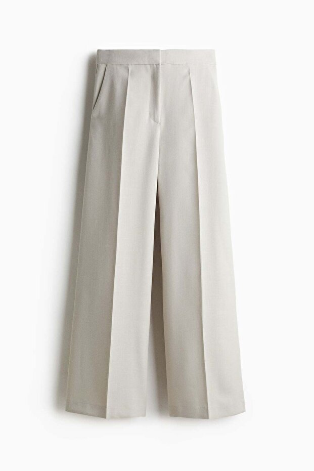 Wide tailored trousers