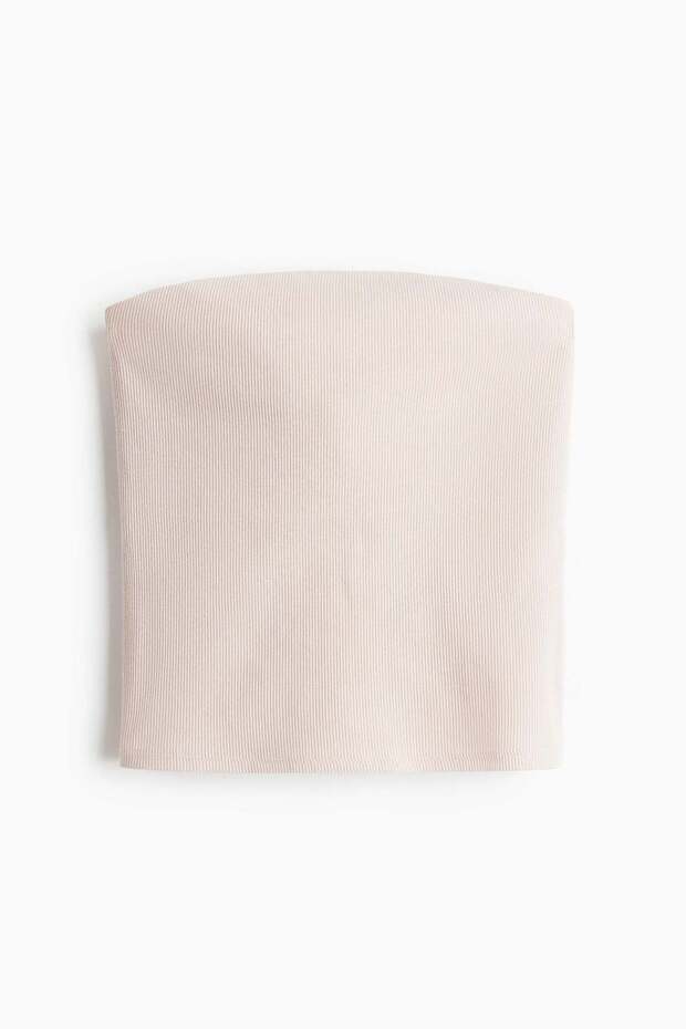 Ribbed tube top