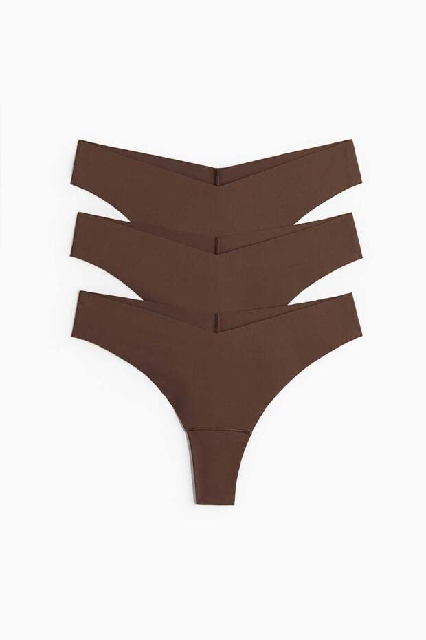 3-pack invisible Brazilian briefs