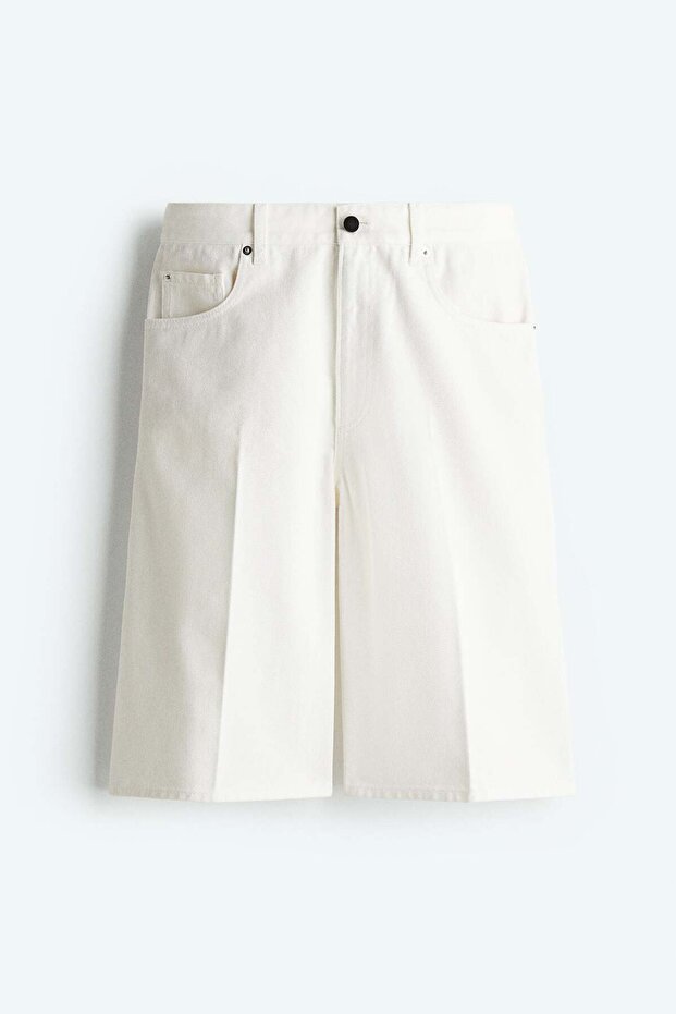 Denim Bermuda shorts