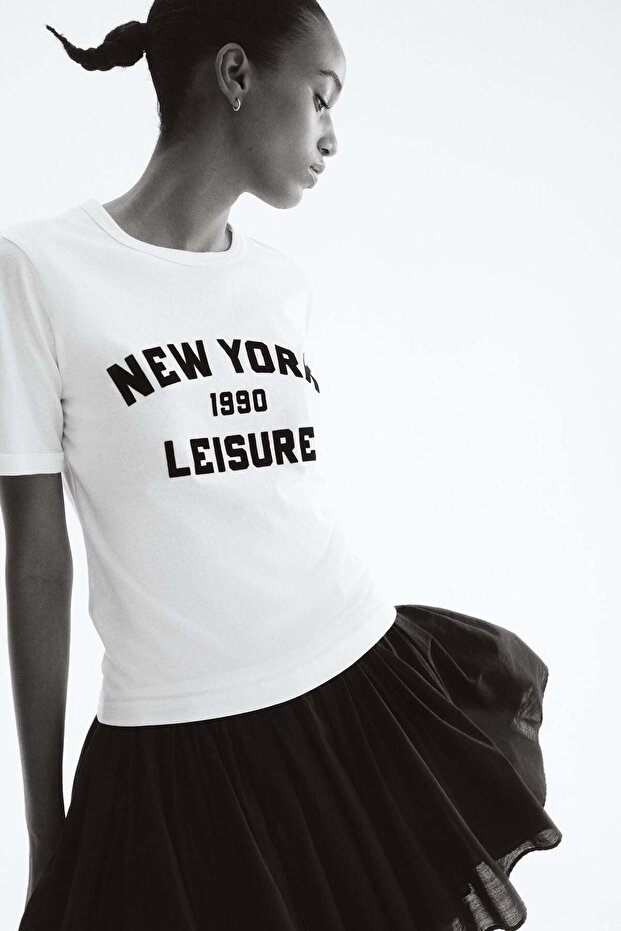 Print-motif T-shirt