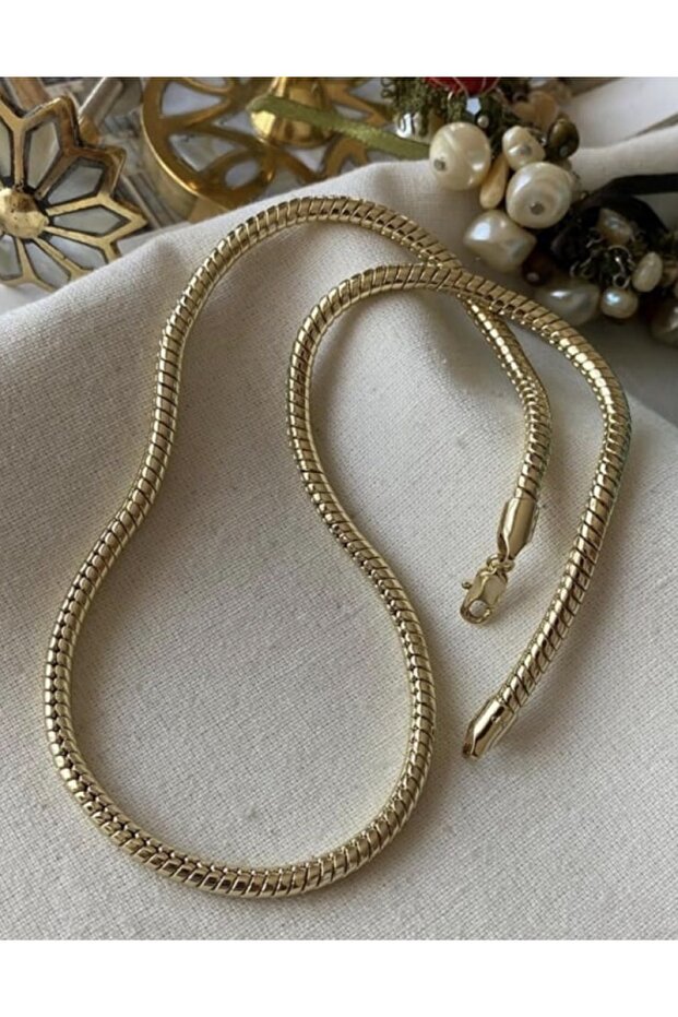 XUping 14K Snake Zincir Kolye - 2