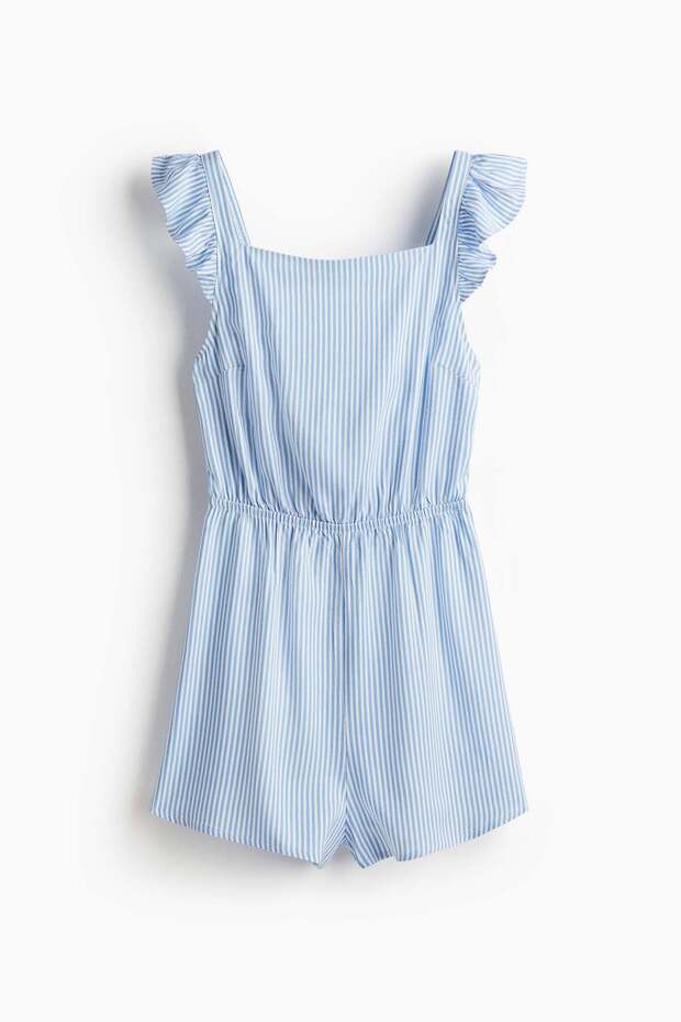 Tie-back playsuit - 5