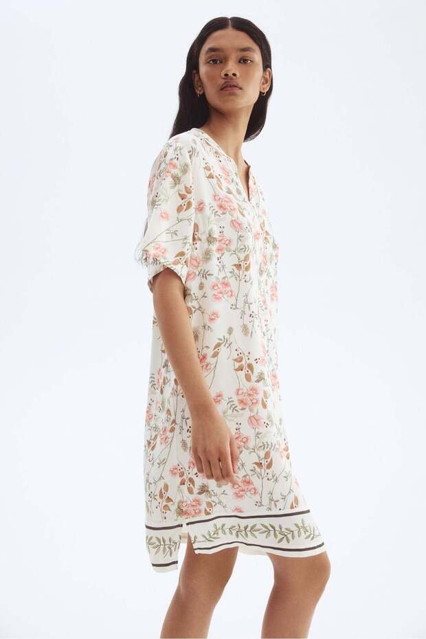 Viscose tunic dress