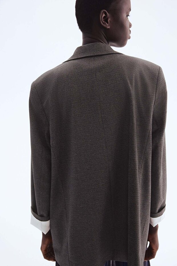 Lyocell-blend blazer - 5