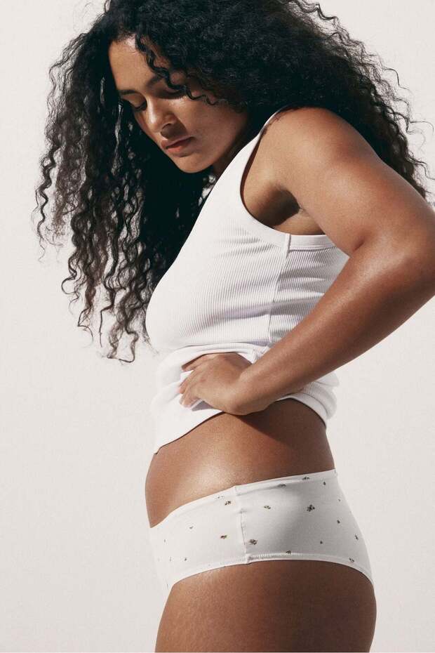 مجموعة من 3 سراويل داخلية من الألياف الدقيقة - 4