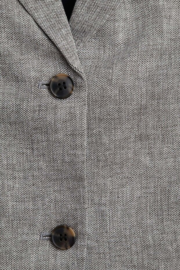 Linen-blend blazer - 6