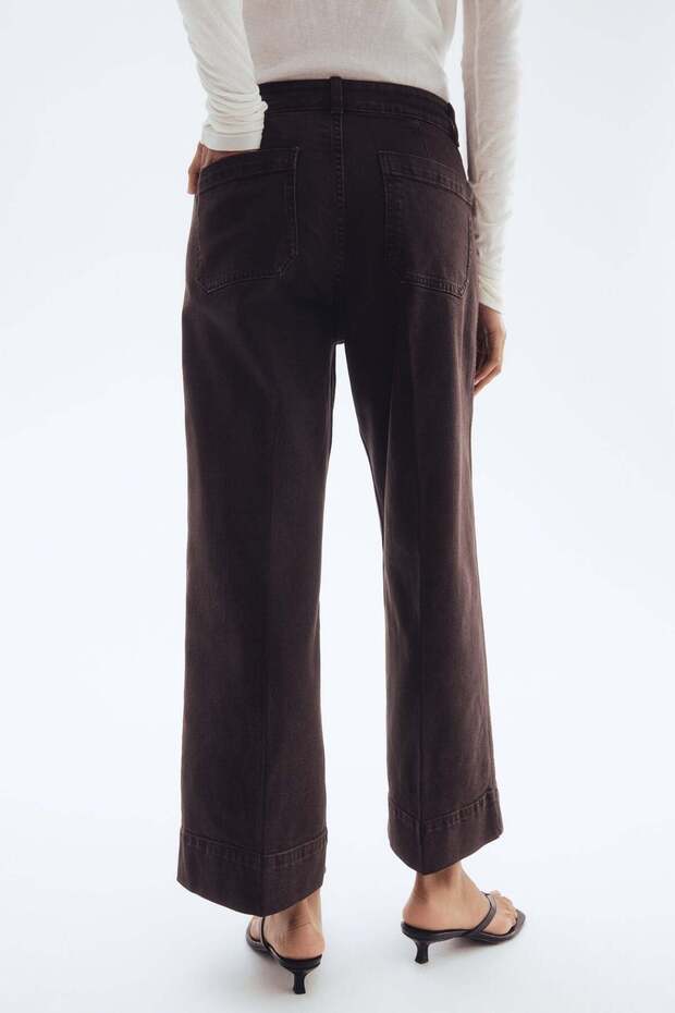 Wide High Ankle Jeans