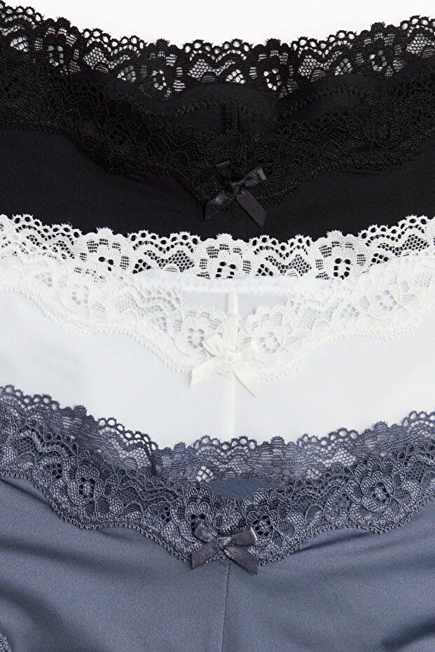 مجموعة من 5 سراويل داخلية من الألياف الدقيقة - 3