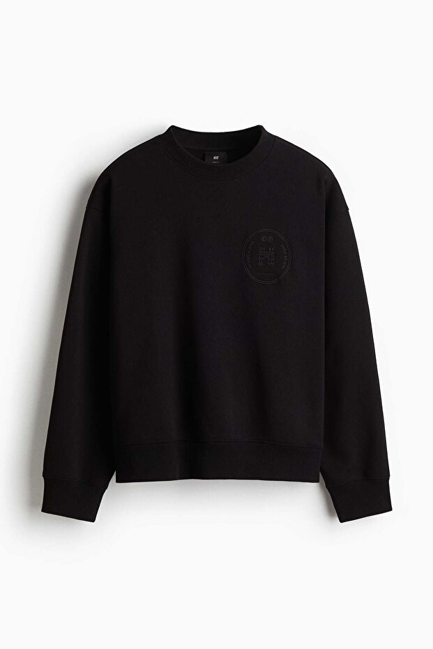 سويت شيرت مطبوع بمقاس عادي - 2