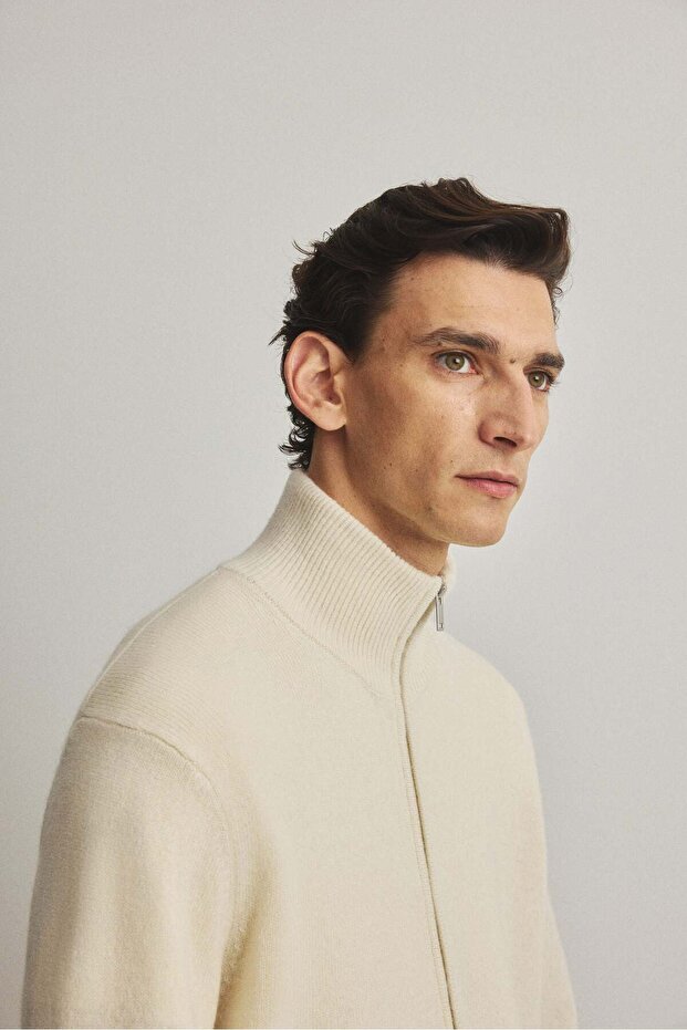 كارديجان صوف بقصّة عادية مع سحّاب - 7