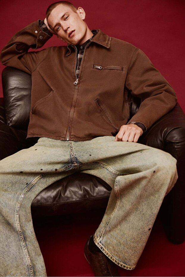 Regular Fit Canvas jacket - 3