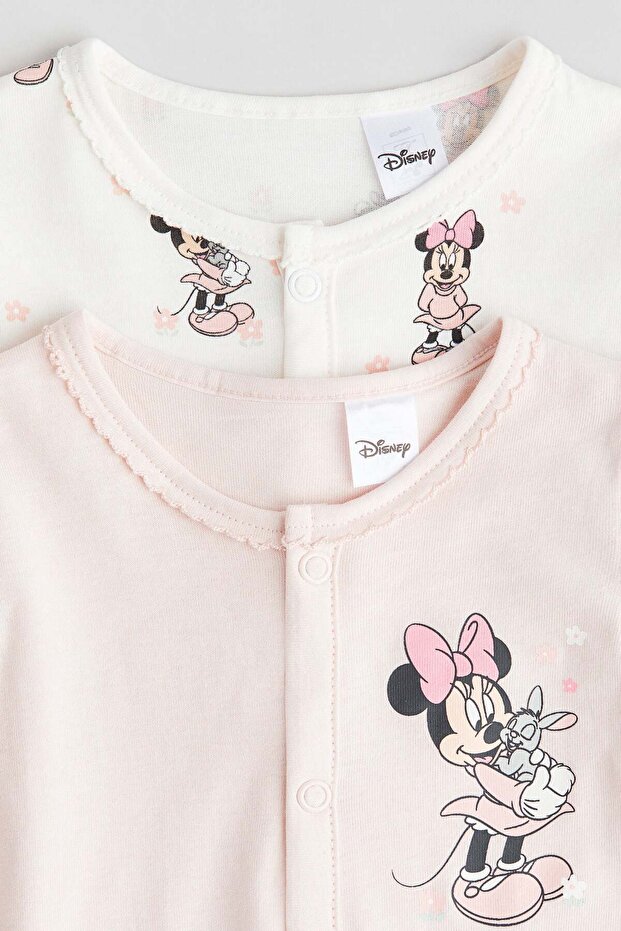 طقم بيجامات مطبوعة مكون من قطعتين - 2