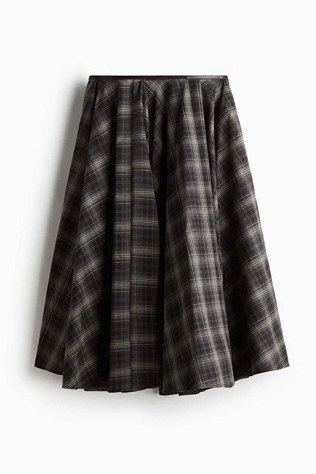 Circular cotton skirt