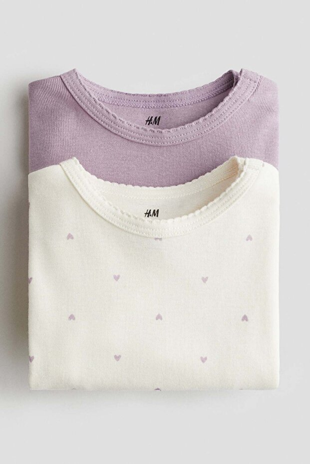 طقم مكون من قطعتين من البدلات ذات الأكمام الطويلة - 3