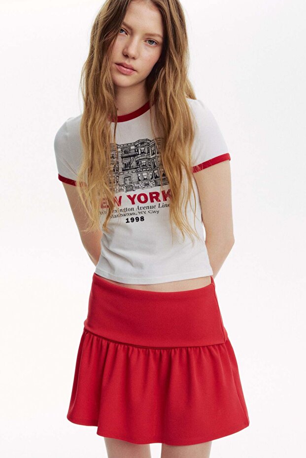 تنورة جيرسي واسعة - 6