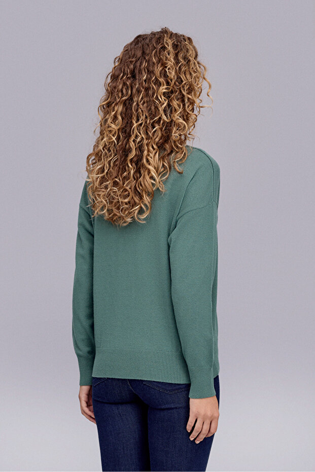 Polo Yaka Mint Triko Bluz - 3