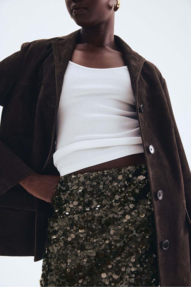 تنورة مرصعة بالترتر - 6