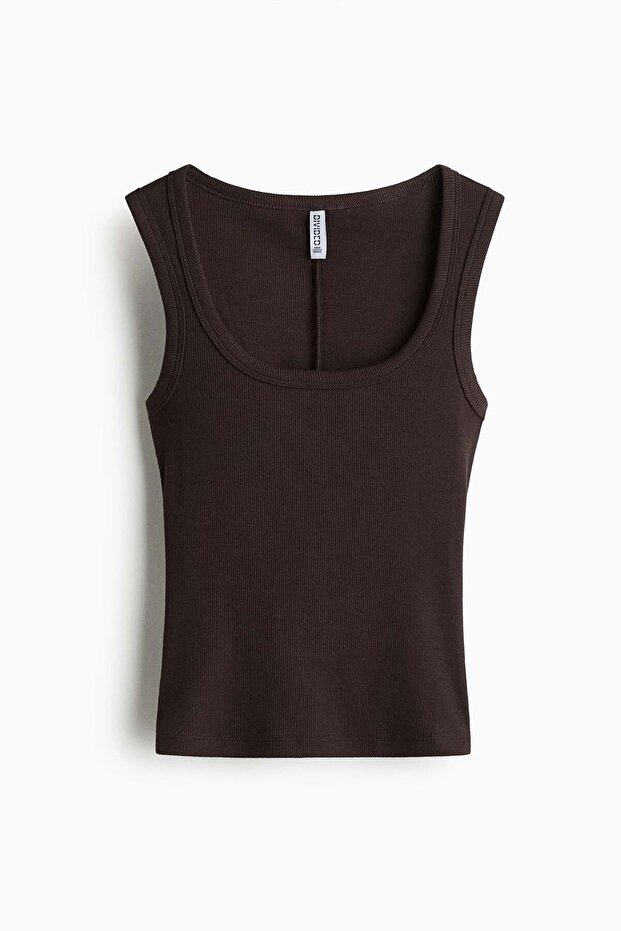 Ribbed vest top