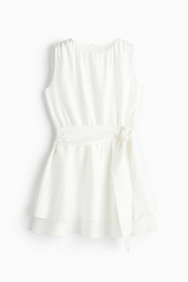 Tie-belt dress