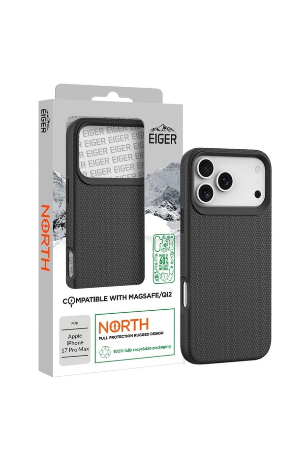 Husa North Magsafe GRS iPhone 17 Pro Max Černá