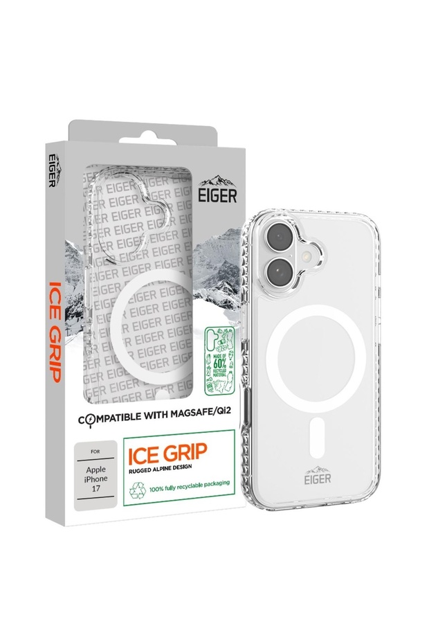 Husa Ice Grip Magsafe GRS iPhone 17 Clear