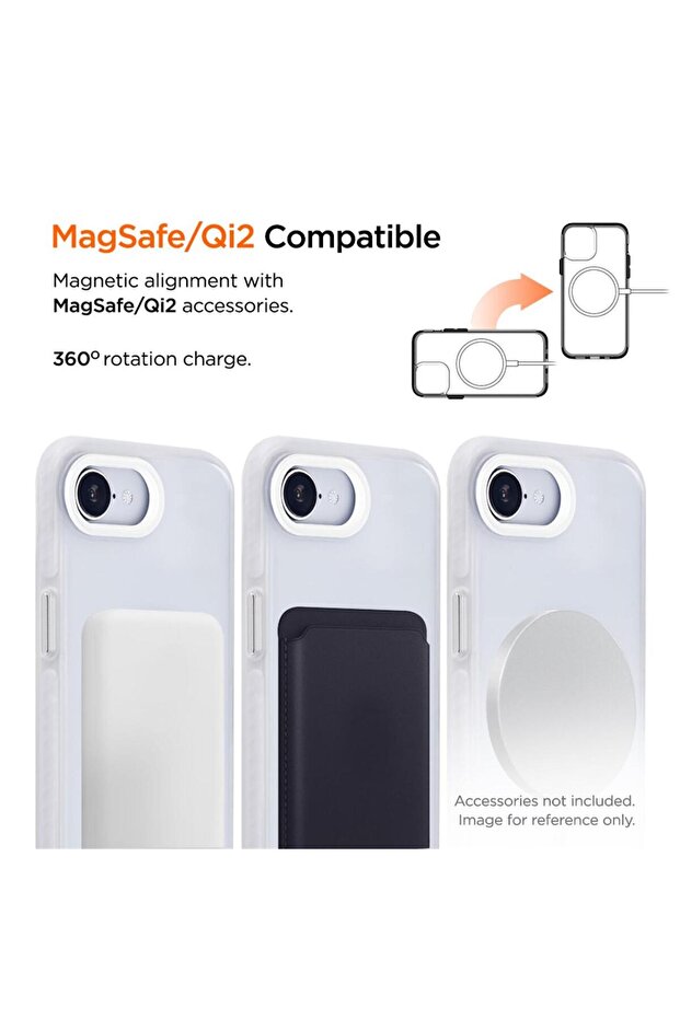 Husa Blizzard Magsafe GRS iPhone 16e Alb - 4