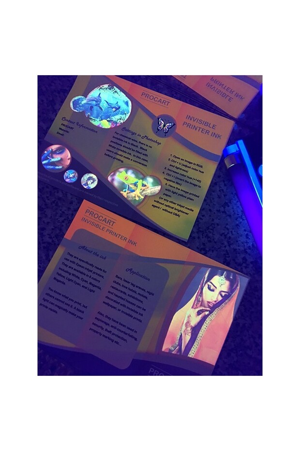 Invisible ink compatible with Epson L series printers, 6-color set - 3