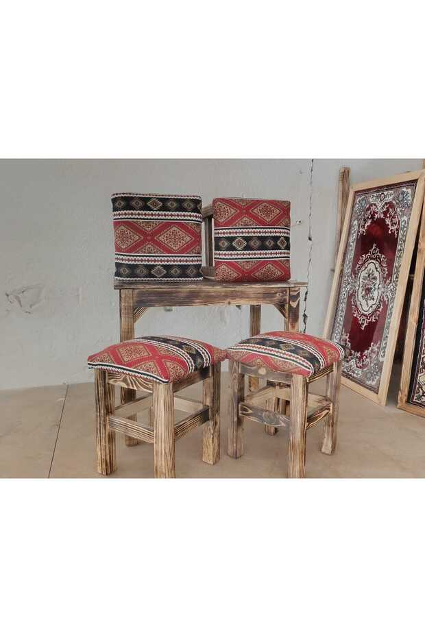 AHŞAP TABURE TAKIMI - 1