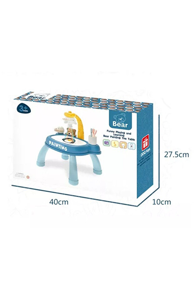 drawing table with projector and accessories - 2