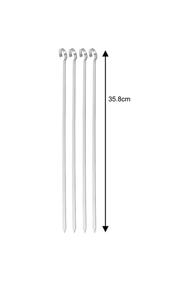 KINGHOFF KH-1914 SKEWERS 36cm FOR GRILLING SKEWERS - 4
