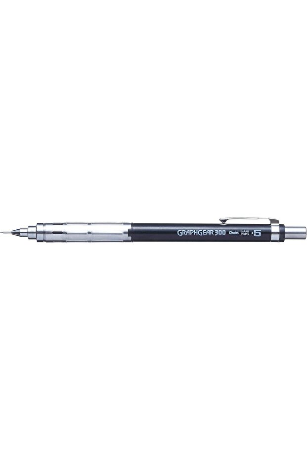 قلم رصاص ميكانيكي Graph Gear 300 (0.5 مم) - خط رفيع، أسود