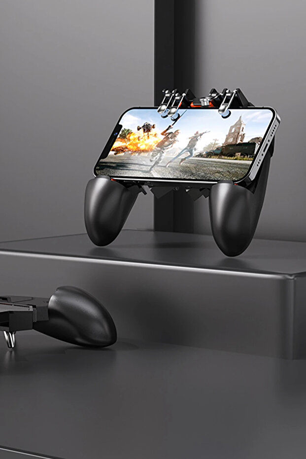 Gm7 Eagle 6 Finger Control Mobile Game Handle - Black - 7