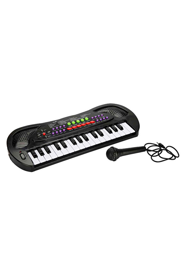 scntoys Oyuncak 32 Tuşlu Mikrofonlu Org - Eğitici Çocuk Müzik Aletleri Oyuncak Eğitici Org Demo Şarkı-Ritim