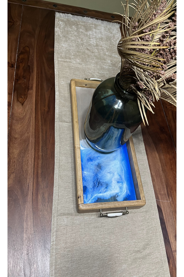 oak serving tray - 1